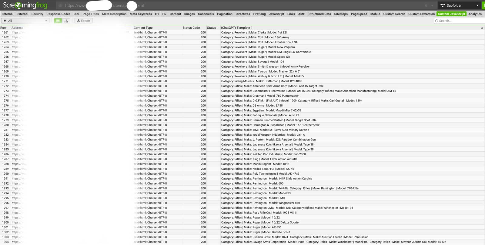
AI Categorization With Screaming Frog & ChatGPT