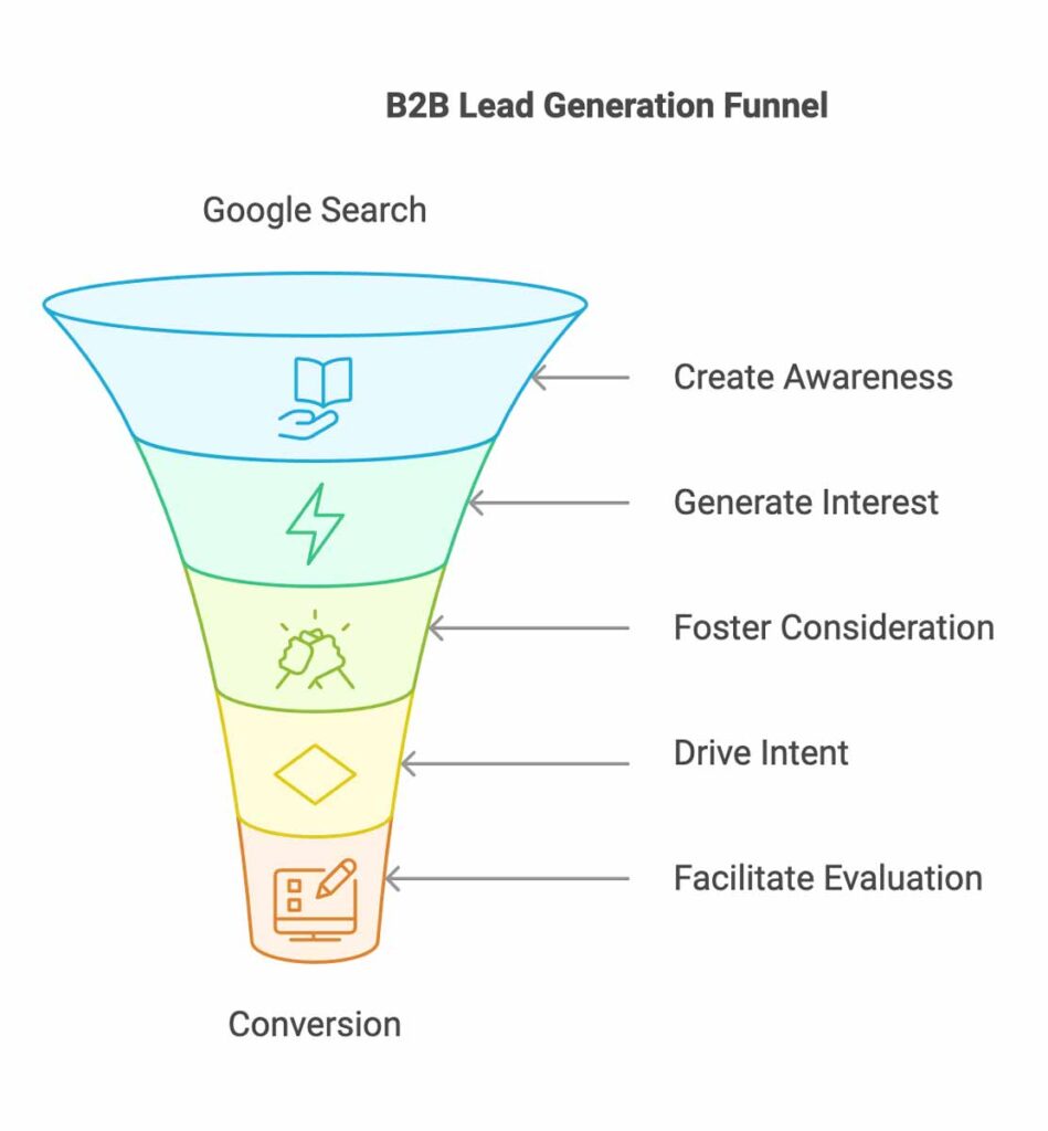 B2B SEO Lead Generation Funnel