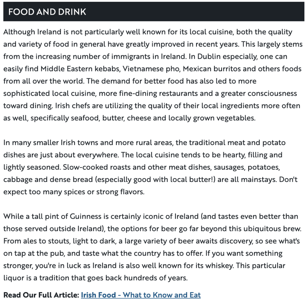 Food & Drink Content Hub