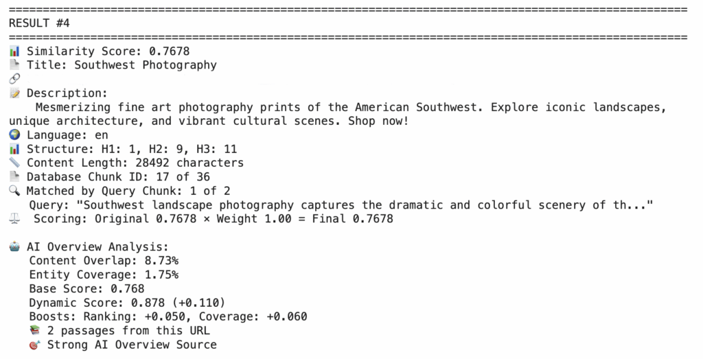 Qdrant Vector Database / Google AI Mode Analysis
